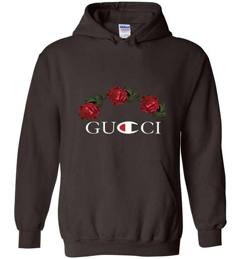 black gucci logo hoodie|Gucci champion hoodie cheap.